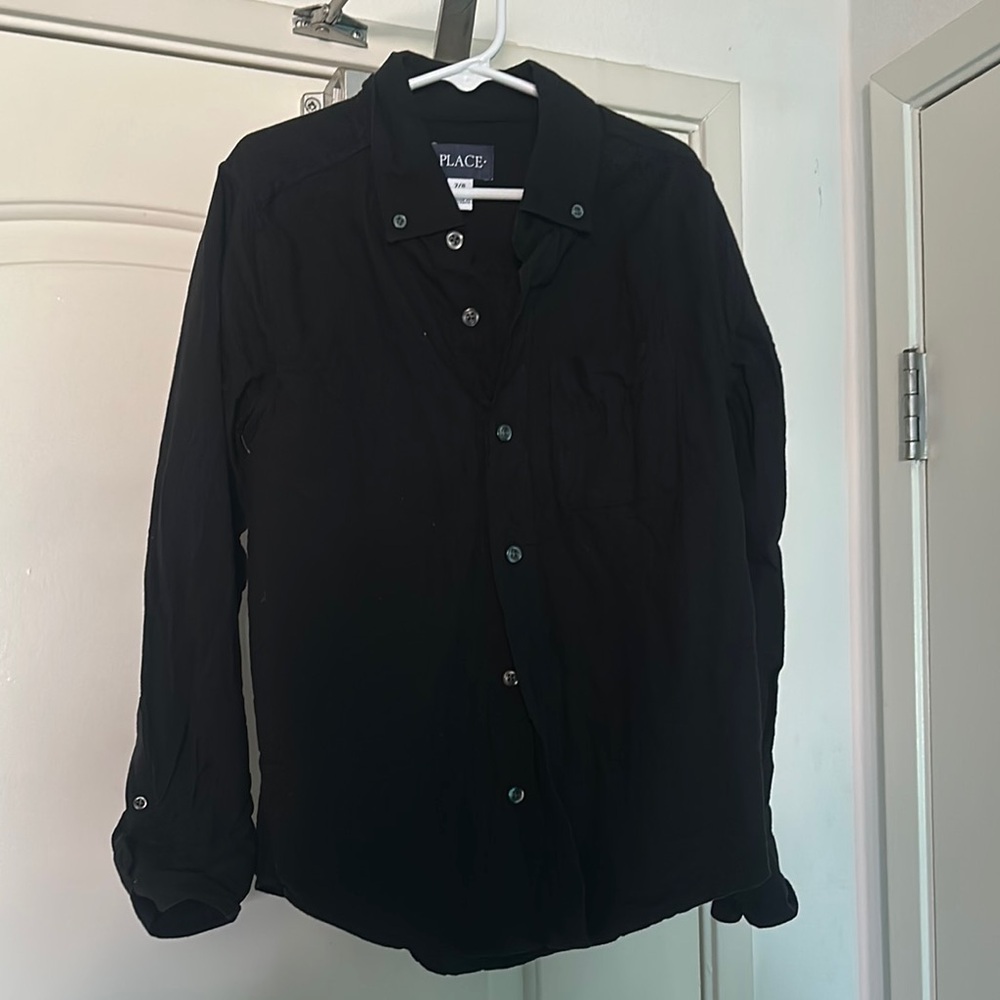 Children’s Place Black Long Sleeve Shirt